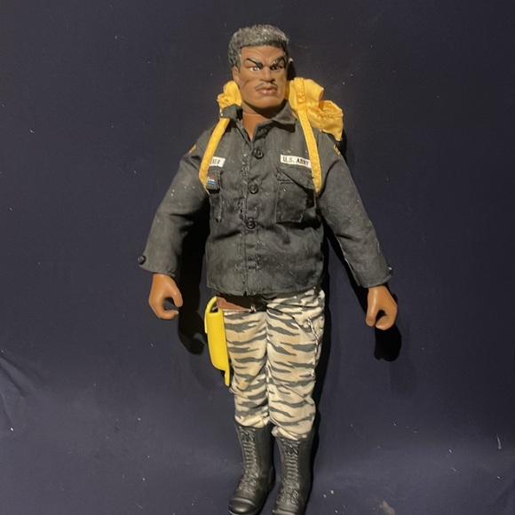 GI Joe US Army Stalker African American 1992 GI Joe Hasbro 12’ Action Figure - Picture 4 of 6